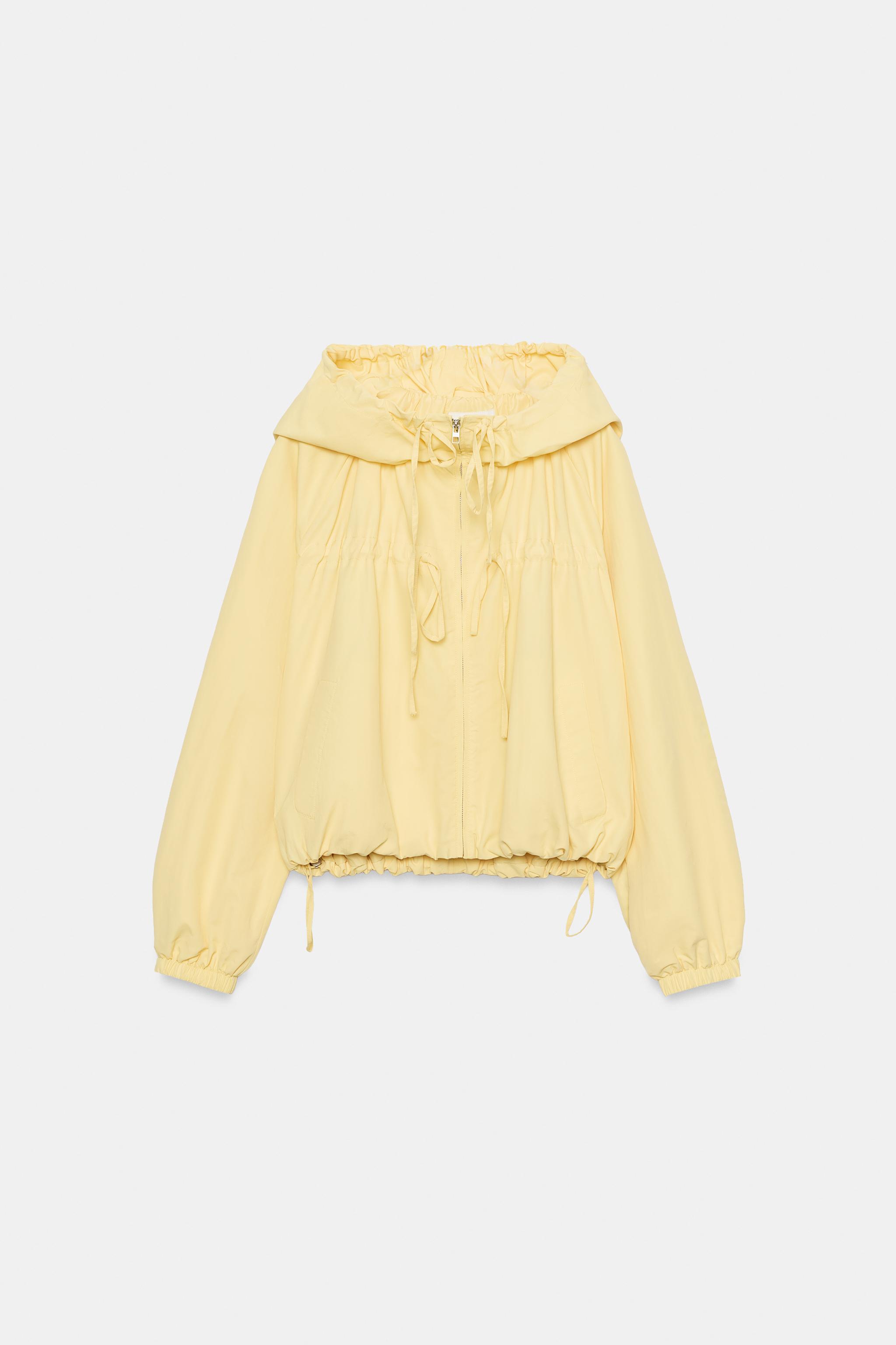 VESTE EN NYLON AVEC LACETS